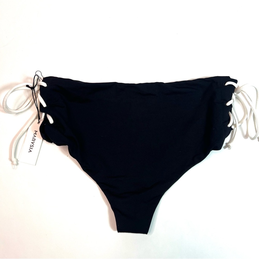 NWT Marysia Swim Lace-up Swim Bikini Bottoms Size Small - Picture 4 of 10